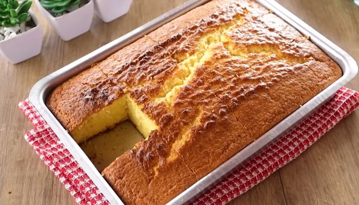 Bolo de Maizena com Fubá